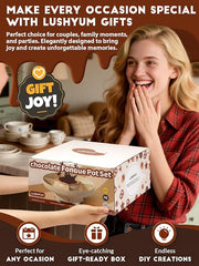 Make chocolate-covered strawberries and smores easily with this chocolate dip machine